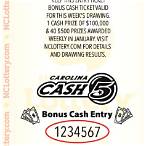 north carolina lottery cash 5